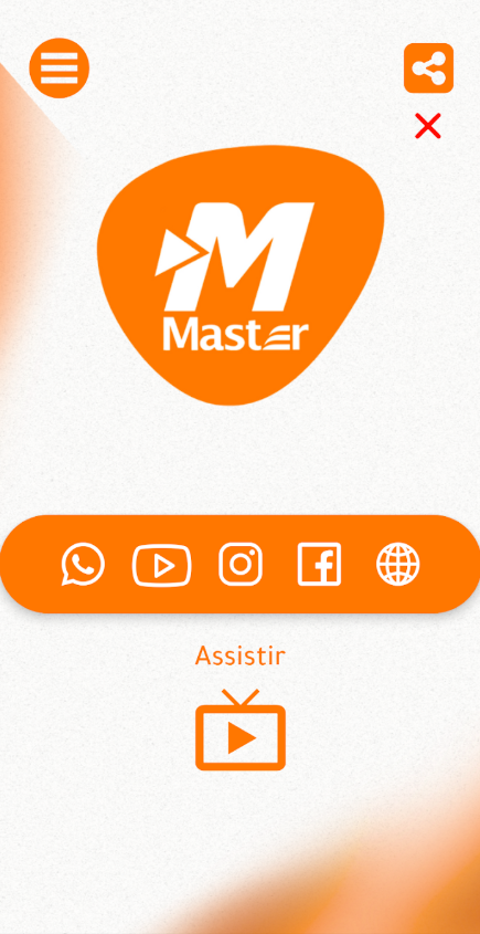 Prévia do aplicativo TV Master PB