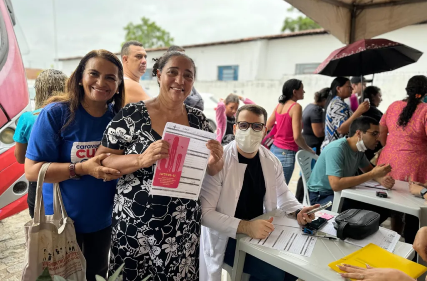  Caravana do Cuidar realiza 437 serviços no bairro Valentina