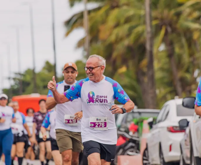  Prefeito marca presença na 1ª edição da ‘Raros Run’ e reforça apoio à causa em João Pessoa