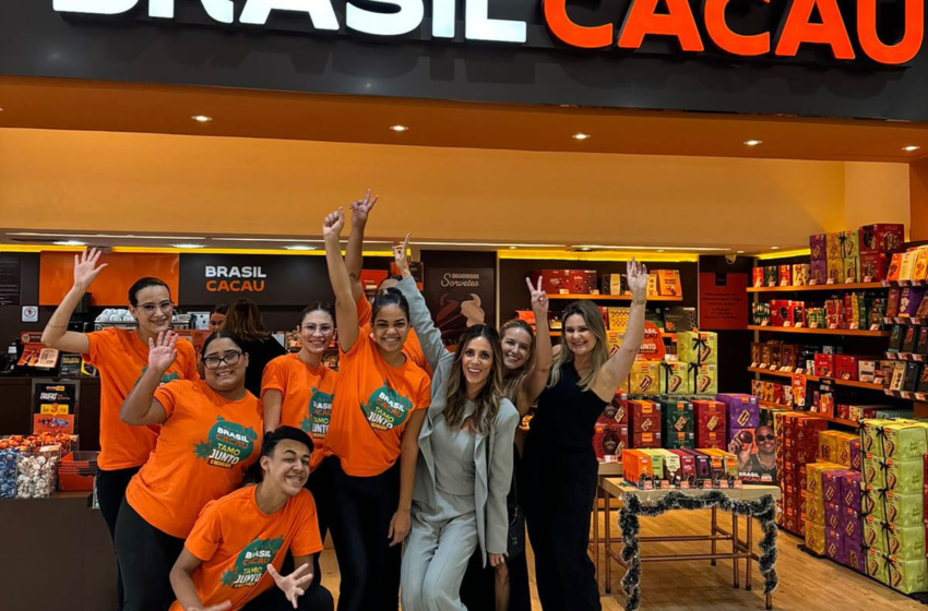  Manaira Shopping possui a loja Brasil Cacau top 1 em vendas no Brasil