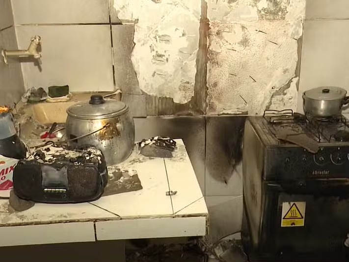  Botijão de gás causa explosão e deixa duas pessoas feridas em Campina Grande