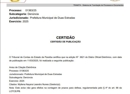 Prima, marido da prima, mãe e tia teriam sido nomeados para cargas na gestão municipal de Duas Estradas