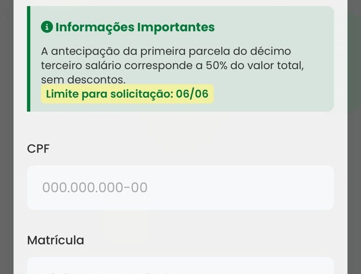 Antecipação da primeira parcela do 13º já pode ser solicitada por servidores de Campina Grande