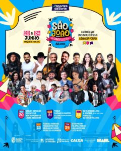 São João de Santa Luzia 2025 começa nesta sexta-feira com shows de Wesley Safadão, Seu Desejo, Woxton Nóbrega e Lucas Aboiador