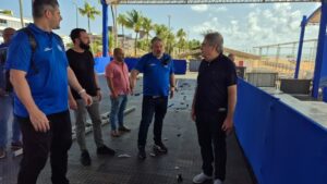  Sejel inspeciona montagem da arena Paraíba World Beach Games