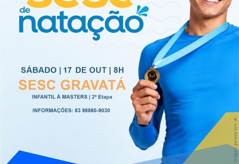 Sesc Paraíba promove 2ª Etapa do Festival de Natação no Sesc Gravatá