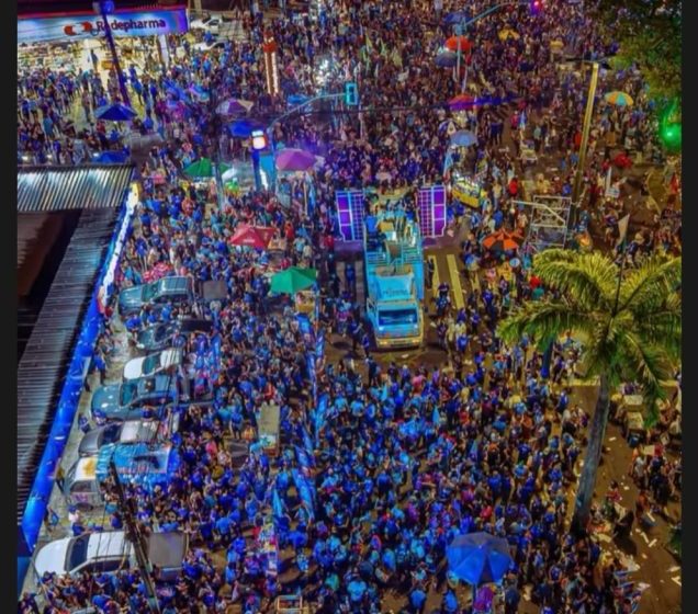 Vumbora 15 reúne multidão em João Pessoa em ato de apoio a Cícero