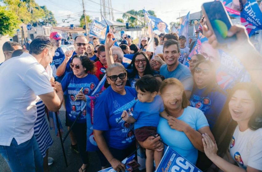 Cícero percorre bairros de João Pessoa em carreata e reforça mobilização antes do primeiro turno